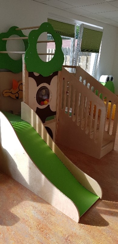 Unser Spielbereich drinnen